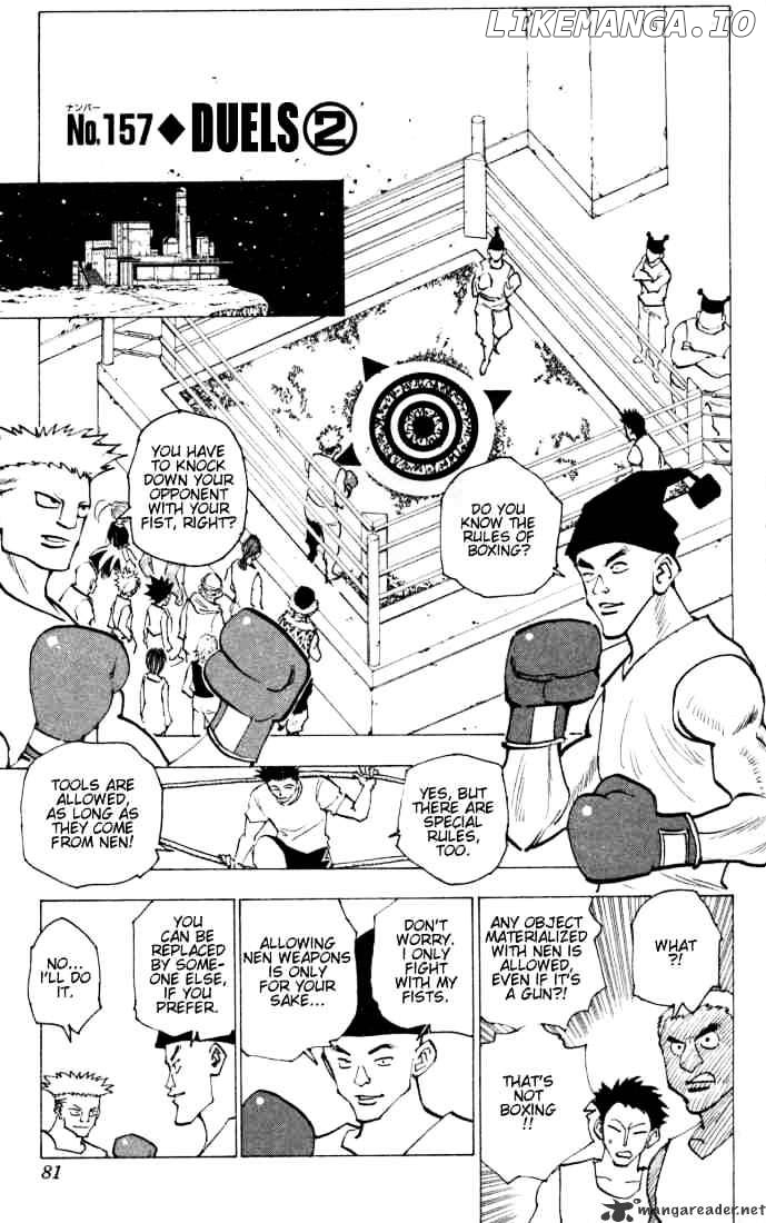 Hunter x Hunter, Chapter 157 image 01